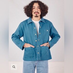 Big Bud Press denim work jacket in marine blue